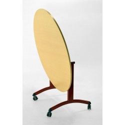 LEPINE - Table rabattable à roulettes ronde diamètre 1200 mm 