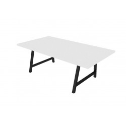 BEZAC - Table de réunion style industriel L.200 X P.120 cm 