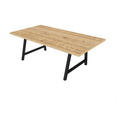 BEZAC - Table de réunion style industriel L.200 X P.120 cm